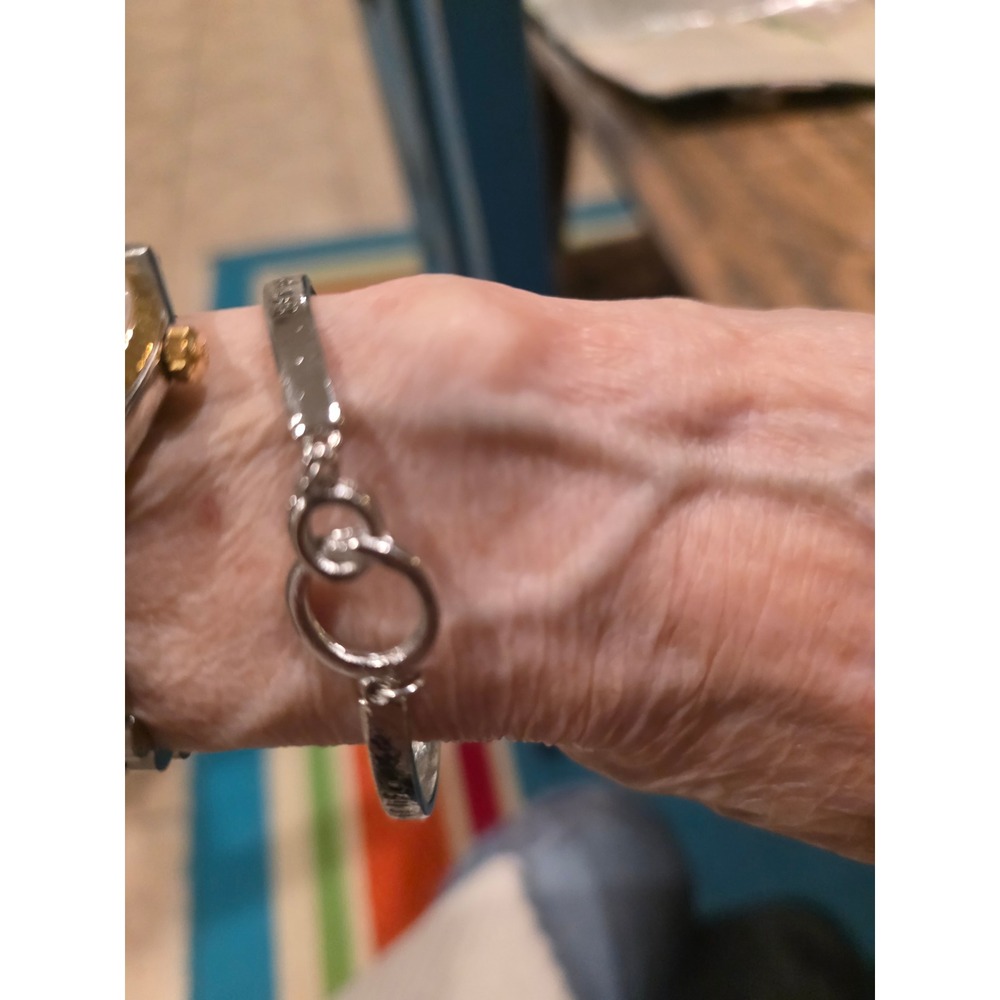 Granddaughter Infinity Heart Bracelet Silver Tone Inspirational Message‎ Gift - Picture 3 of 5